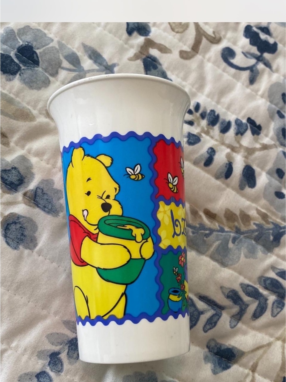 Vintage Winnie the Pooh Cup - Tupperware - Rare Design